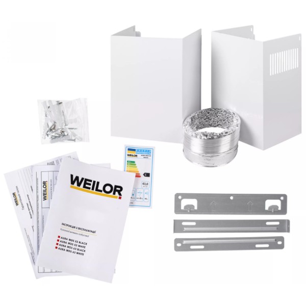 Фото - Вытяжка декоративная Weilor AURA WDS 53 WHITE