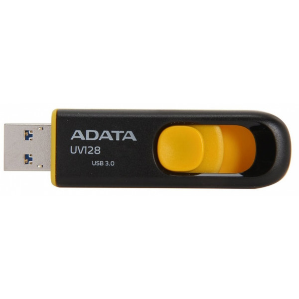 Фото - Флеш USB A-DATA UV128 32GB USB 3.0 Black/Yellow (AUV128-32G-RBY)