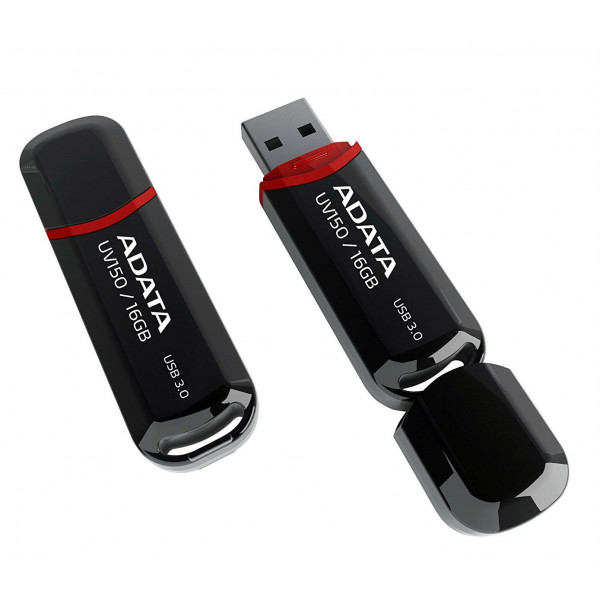 Фото - Флеш USB ADATA UV150 16GB USB 3.0 Black (AUV150-16G-RBK)