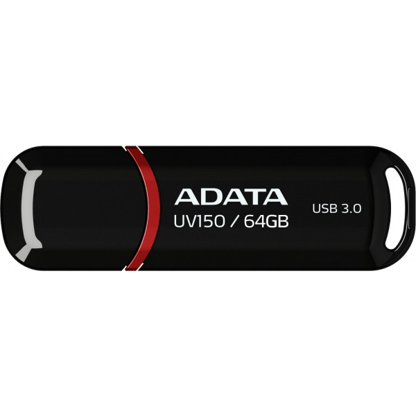 Фото - Флеш USB ADATA UV150 64GB USB 3.0 Black (AUV150-64G-RBK)