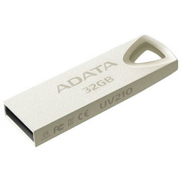 Фото - Флеш USB ADATA UV210 32GB USB 2.0 Metal Silver (AUV210-32G-RGD)