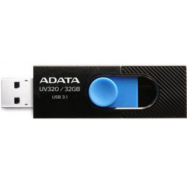 Фото - Флеш USB ADATA UV320 32GB USB 3.1 Black-Blue (AUV320-32G-RBKBL)