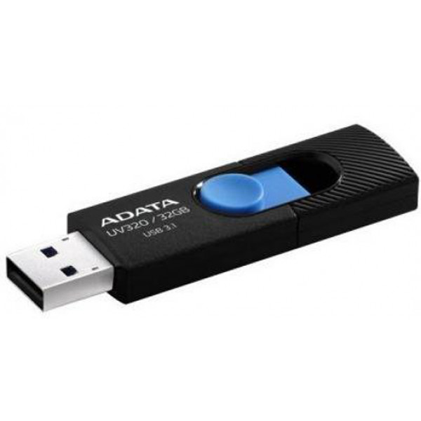 Фото - Флеш USB ADATA UV320 32GB USB 3.1 Black-Blue (AUV320-32G-RBKBL)