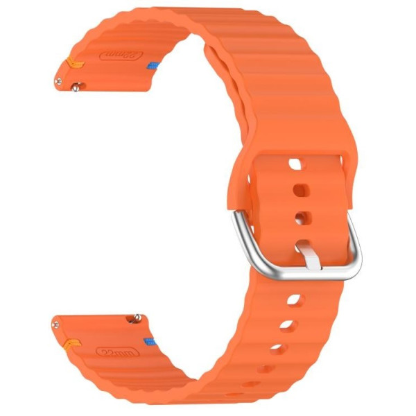 Фото - Ремінець для смарт-годинника BeCover Ribbed Tape (22mm) for Xiaomi Watch 2 / 2 Pro / S4 / S3 / S1 Pro / S1 / S1 Active Orange (714300)