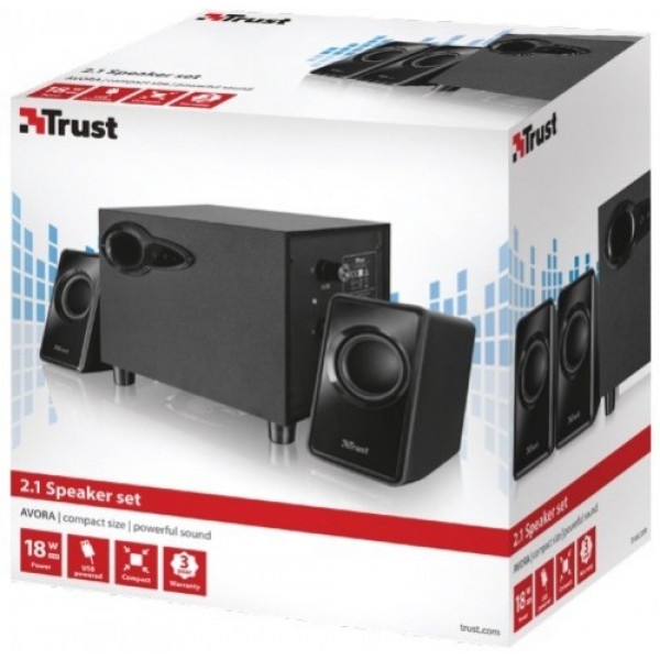 Фото - Компьютерная акустика Trust Avora 2.1 Subwoofer