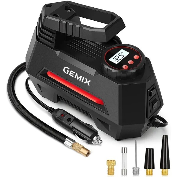 Фото - Автокомпресор Gemix Model M (GMX.Mod.M.BR) Black/red