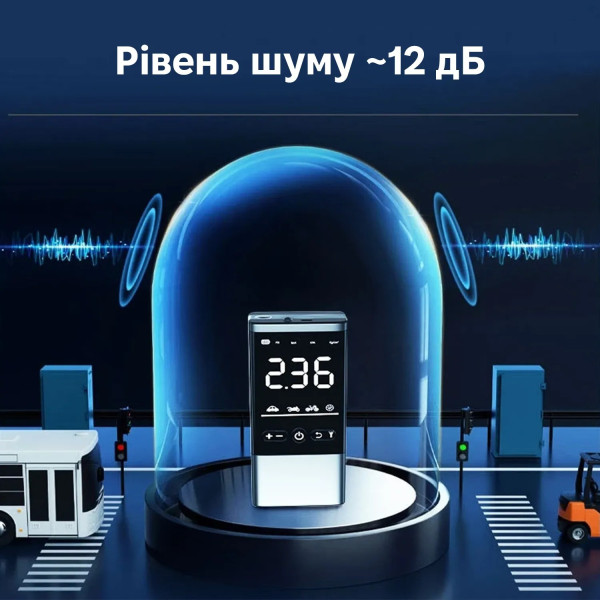 Фото - Автокомпресор INSPIRE P06 з акумулятором 25 л/хв (INS-P06)