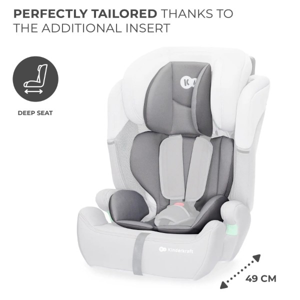 Фото - Автокресло Kinderkraft Comfort Up i-Size Grey (KCCOUP02GRY0000)