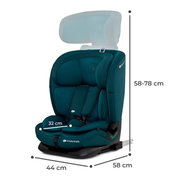 Фото - Автокрісло Kinderkraft Oneto3 i-Size Harbour Blue (KCONE300BLU0000)