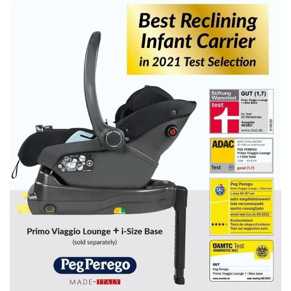 Фото - Автокресло Peg-Perego Primo Viaggio Lounge Black Shine (IMLO000000DX13)
