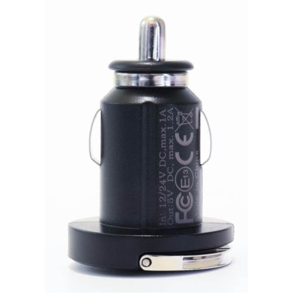 Фото - Автомобильное зарядное устройство Strax Car Charger 1A Single USB-A Black (4029948595757)