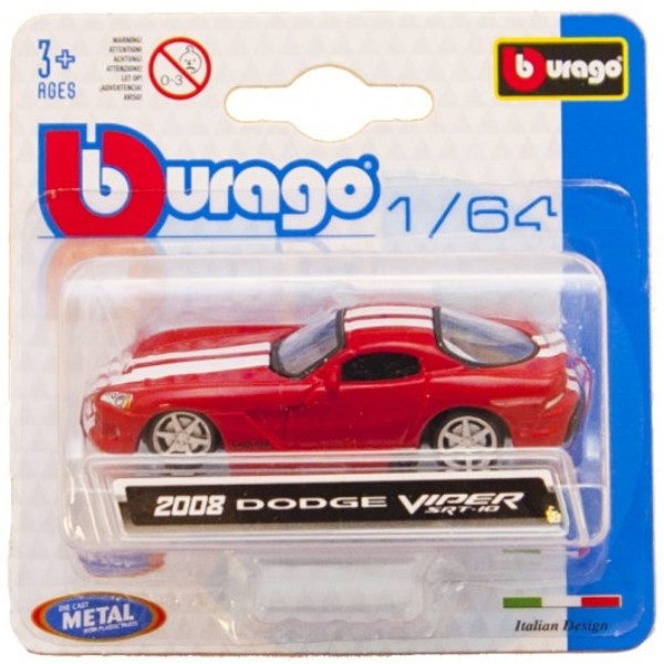 Фото - Колекційний легковий транспорт Bburago Автомоделі міні асорті 1:64 (18-59000)