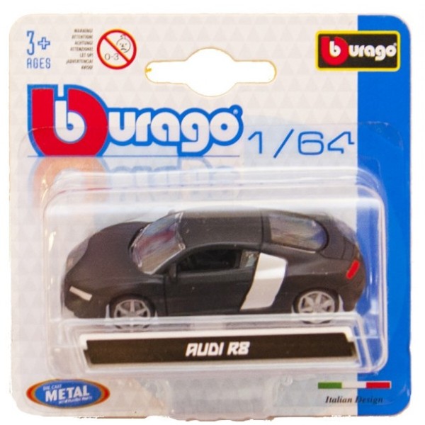 Фото - Колекційний легковий транспорт Bburago Автомоделі міні асорті 1:64 (18-59000)