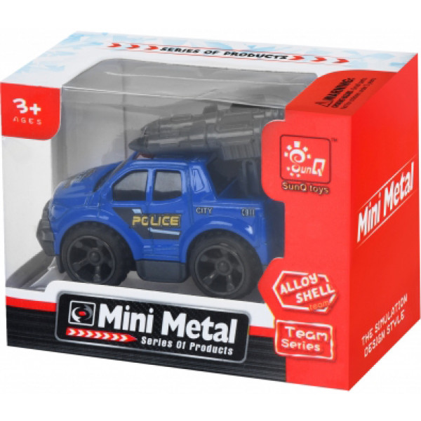 Фото - Автотранспорт Same Toy Mini Metal Гоночний Позашляховик Синій (SQ90651-3Ut-1)