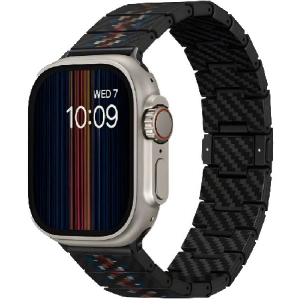Фото - Ремінець для смарт-годинника Pitaka Carbon Fiber Watch Band Rhapsody for Apple Watch 49/45/44mm (AWB2308)