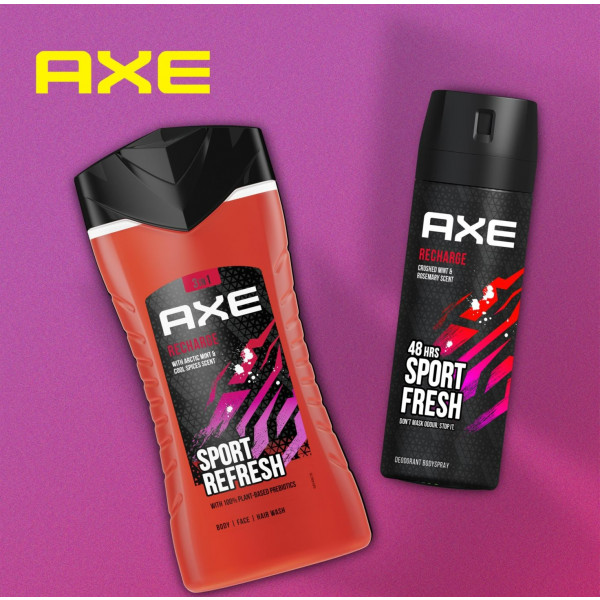 Фото - Гель для душа AXE Recharge д/чоловіків 250мл