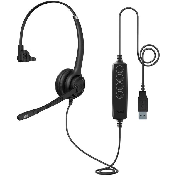 Фото - Гарнітура дротова Axtel Elite UC mono USB-A (AXH-EHDUCM)