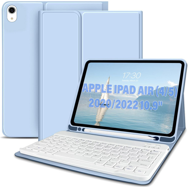 Фото - Чохол-клавіатура для планшету BeCover for Apple iPad Air (4/5) 2020/2022 10.9"" Light Blue (711146)
