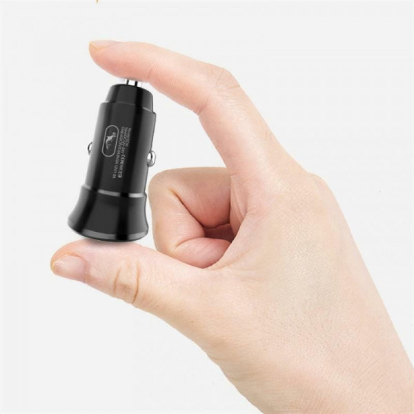 Фото - Автомобільний зарядний пристрій SkyDolphin SZ10 QC3.0 (1USB, 3.1A) Black (AZP-000086)