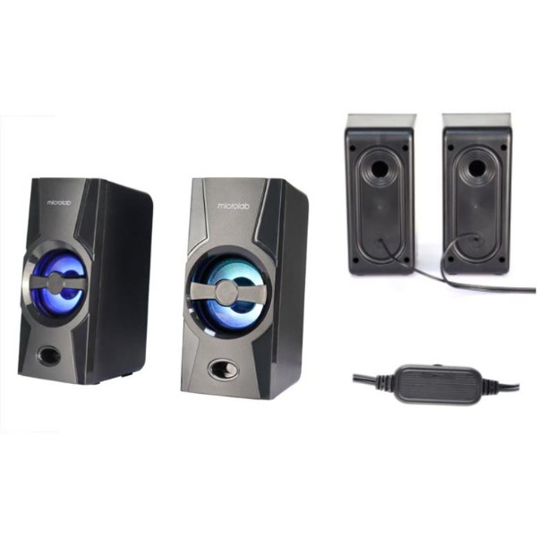 Фото - Комп'ютерна акустика компактна 2.0 Microlab B-15 2.0, USB Black