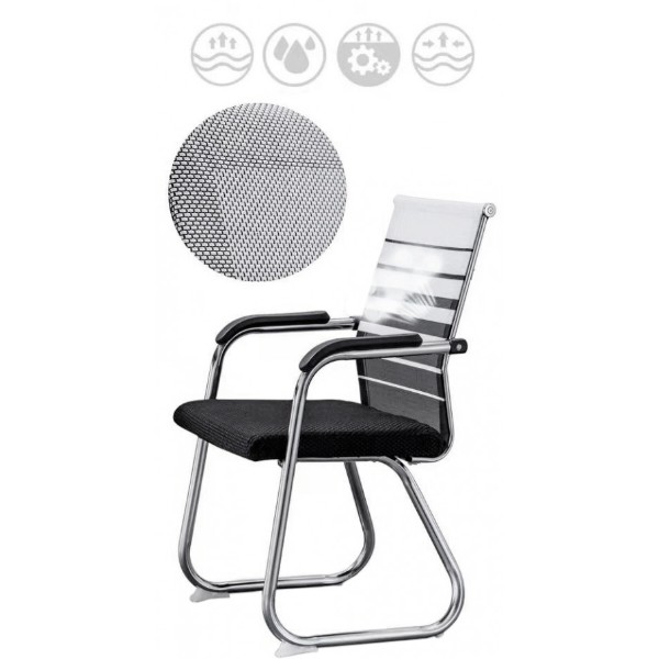 Фото - Кресло офисное GT Racer B-4029 White/Gray/Black
