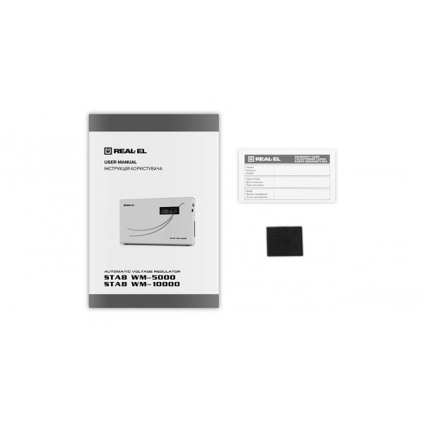 Фото - Стабілізатор напруги REAL-EL STAB WM-10000