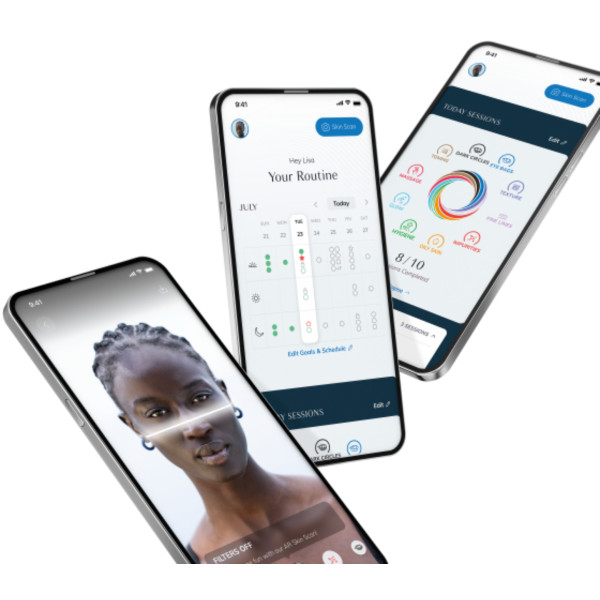 Фото - Безконтактна магнітна пілінг маска для обличчя GESKE Touchless Magnetic Peeling Mask 5 в 1 пудровий (GK000005SL01)