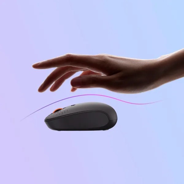 Фото - Миша бездротова Baseus F01B Tri-Mode Wireless Mouse Frosted Gray (B01055503833-00)