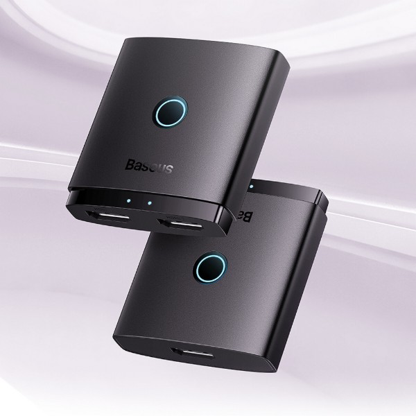 Фото - Перехідник HDMI Baseus AirJoy Series 2-in-1 Bidirectional HDMI Switch Cluster Black (B01331105111-00)