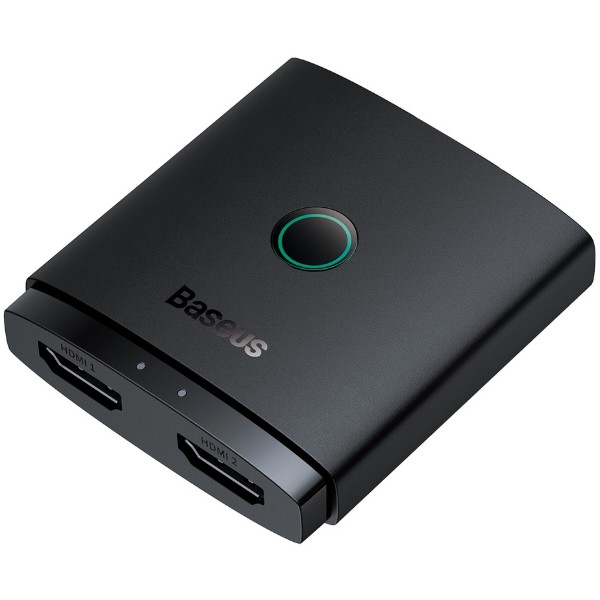 Фото - Перехідник HDMI Baseus AirJoy Series 2-in-1 Bidirectional HDMI Switch Cluster Black (B01331105111-00)