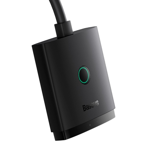 Фото - Переходник HDMI Baseus AirJoy Series 2-in-1 Bidirectional HDMI Switch with 1m Cable Cluster Black (B01331105111-01)