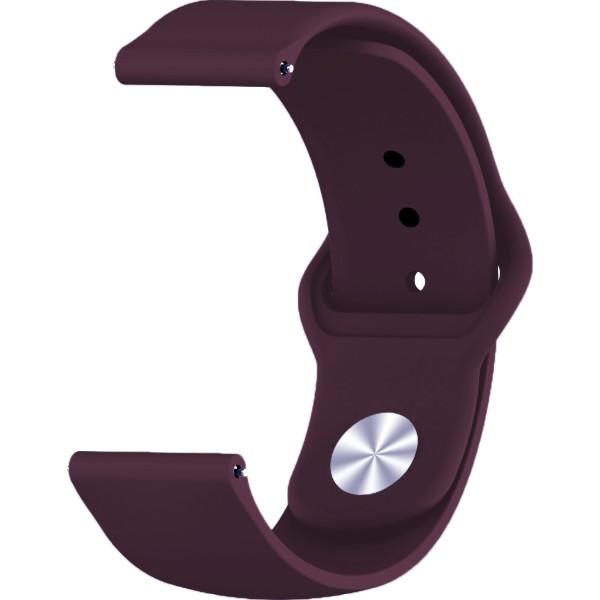 Фото - Ремешок для смарт-часов BeCover for Xiaomi Amazfit Bip/Bip Lite/Bip S Lite/GTR 42mm/GTS/TicWatch S2/TicWatch E Purple-Wine (706198)