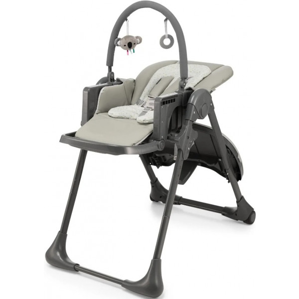 Фото - Стільчик для годування класичний Kinderkraft Tummie Grey (KHTUMM00GRY0000)