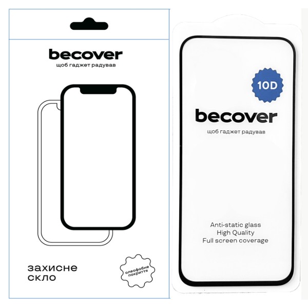 Фото - Захисне скло для смартфону BeCover for Google Pixel 9 10D Black (712325)