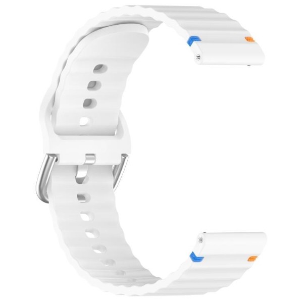 Фото - Ремінець для смарт-годинника BeCover Ribbed Tape (20mm) for Huawei Watch GT 3 (42mm) / GT 2 (42mm) / GT 3 Pro (43mm Ceramic) / Watch 2 (Sport) Whit (714263)
