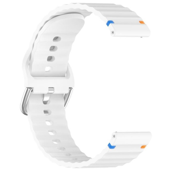 Фото - Ремінець для смарт-годинника BeCover Ribbed Tape (22mm) for Xiaomi Watch 2 / 2 Pro / S4 / S3 / S1 Pro / S1 / S1 Active White (714302)