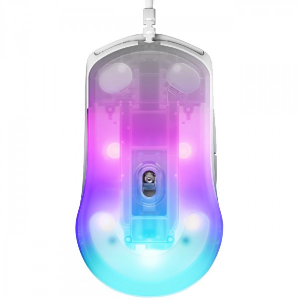 Фото - Мышь проводная игровая SteelSeries Rival 3 Gen 2 RGB White (62516)