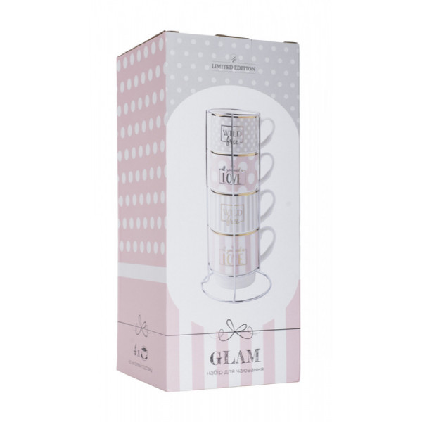 Фото - Набір чашок Limited Edition Glam 4х345 мл (B248-T2005)