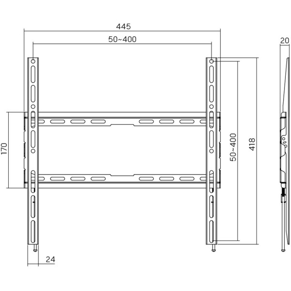 Фото - Кріплення для телевізора AGN AGN70-440F