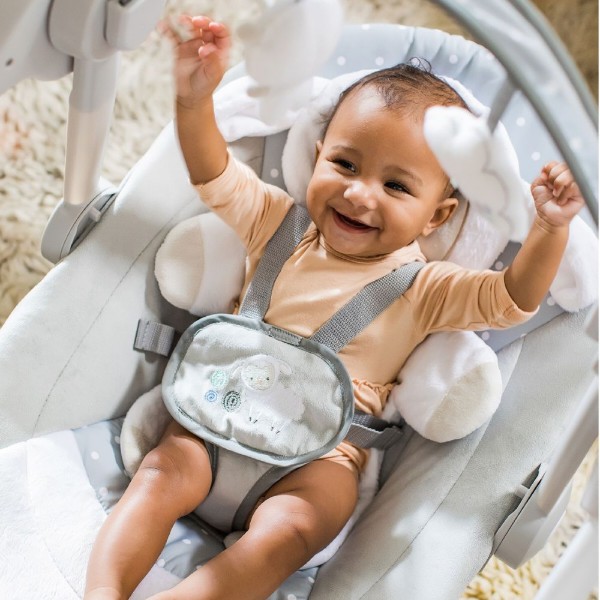 Фото - Крісло-гойдалка Ingenuity Comfort 2 Go - Cuddle Lamb (12184)
