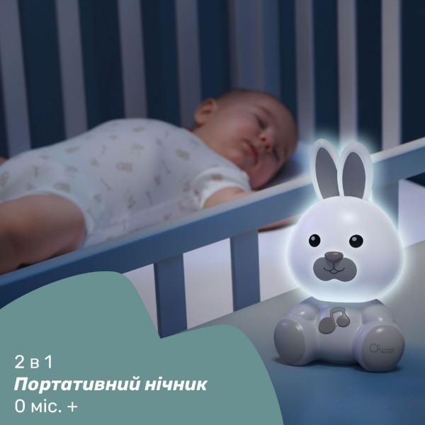 Фото - Нічник дитячий Chicco Кролик Dreamlight (11456.00)