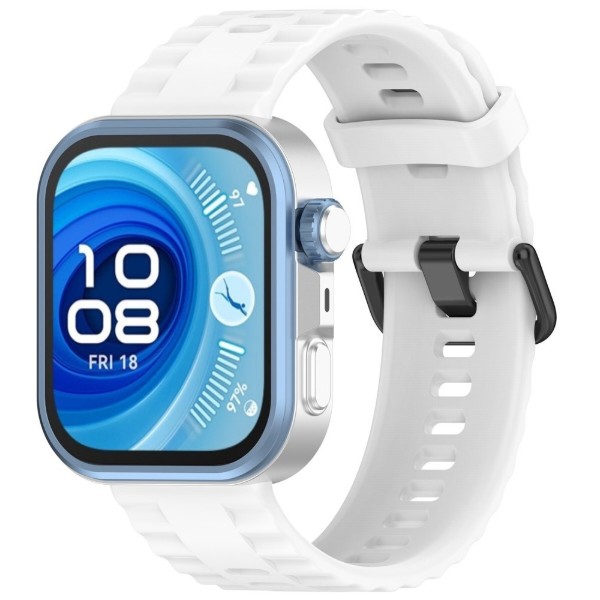 Фото - Ремешок для смарт-часов BeCover Ribbed Tape for Huawei Watch Fit 3 / Fit 4 / Fit 4 Pro White (714115) Фото - Ремешок для смарт-часов BeCover Ribbed Tape for Huawei Watch Fit 3 / Fit 4 / Fit 4 Pro White (714115)