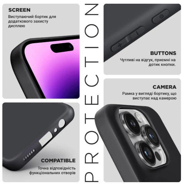 Фото - Чохол для смартфону Armorstandart Matte Slim Fit for Apple iPhone 18 Pro / 17 Pro Camera cover Black (ARM92374)
