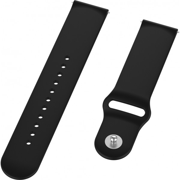 Фото - Ремінець для смарт-годинника BeCover for Xiaomi Amazfit Bip/Bip Lite/Bip S Lite/GTR 42mm/GTS/TicWatch S2/TicWatch E Black (706196)
