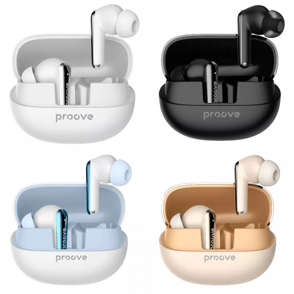 Фото - Навушники вкладиші бездротові TWS Proove Blitz TWS with ANC Black (TWBL00010001)