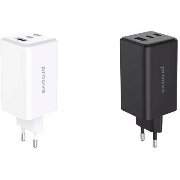 Фото - Сетевое зарядное устройство Proove Pocket GaN 100W (2Type-C + USB) Black (WCPG10012201)