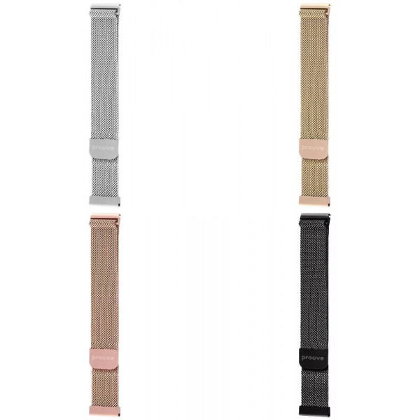 Фото - Ремінець для смарт-годинника Proove Metal Loop 22 mm rose gold (WBMLUW22MM31)