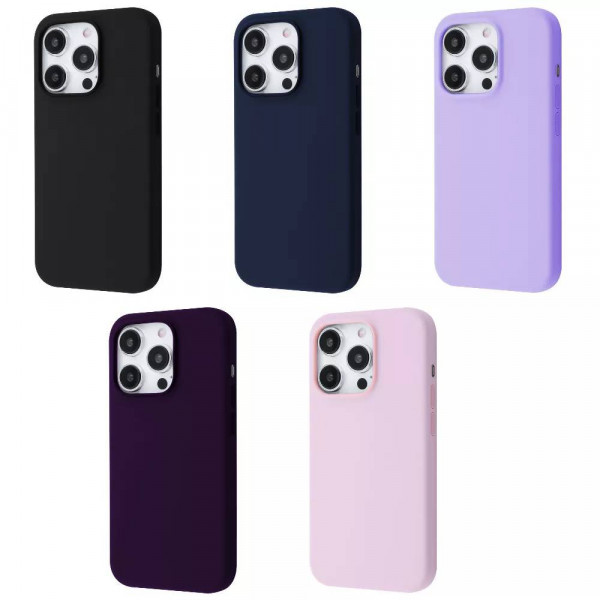 Фото - Чохол для смартфону  Silicone Case with Magnetic Ring iPhone 14 Pro Max Black (PCSMIP14PM02)