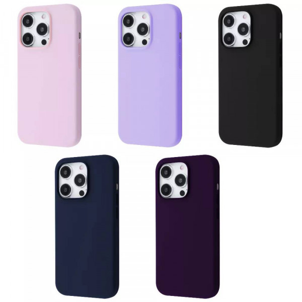 Фото - Чехол для смартфона Silicone Case with Magnetic Ring iPhone 14 Pro Chalk Pink (PCSMIP14P020)