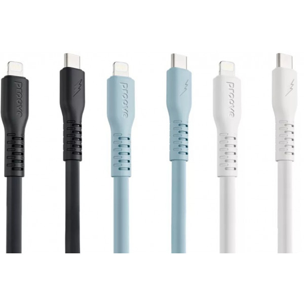Фото - Кабель синхронизации данных Proove Eternal Type-C to Lightning 27W 1m White (CCET27002102)